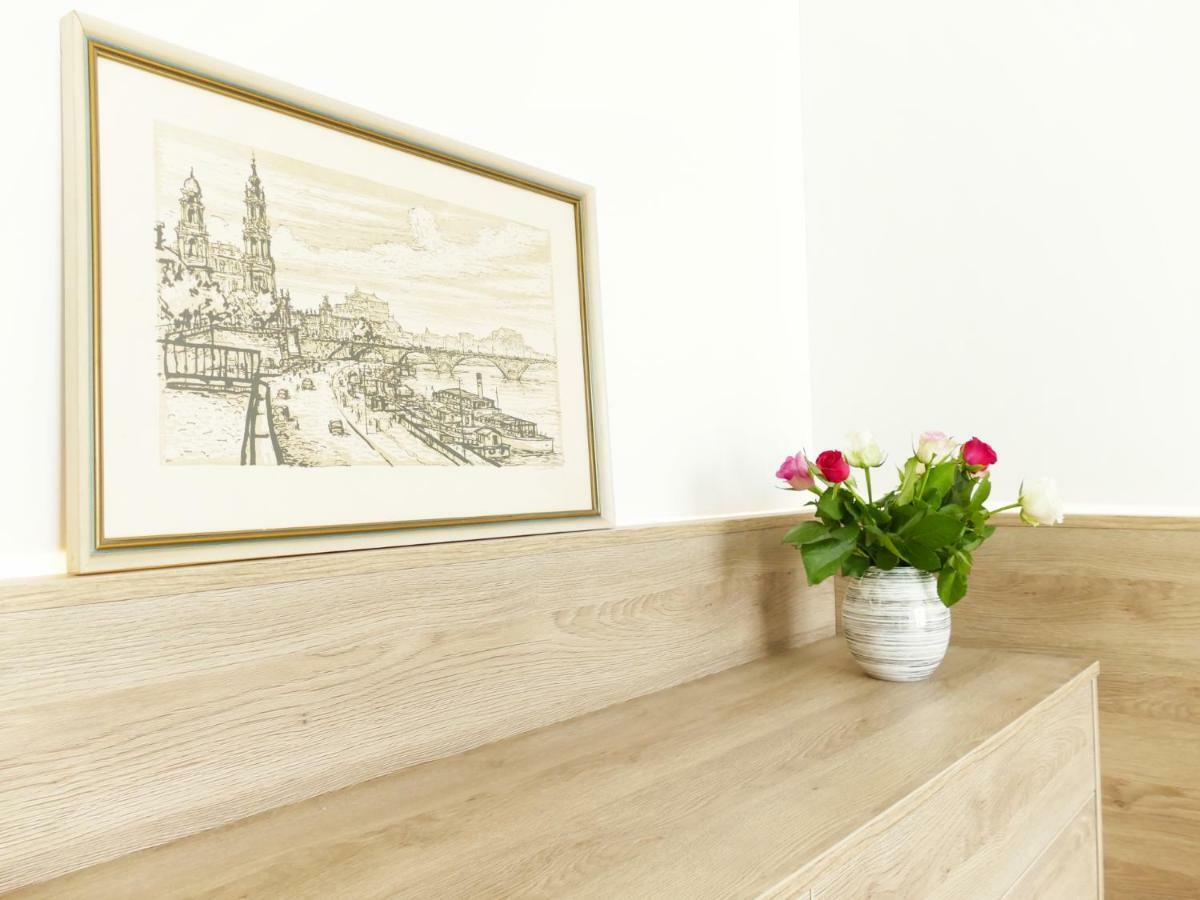 Grosses Apartment Im Zentrum Von Dresden, 2 Schlafzimmer, 2 Baeder, Balkon エクステリア 写真